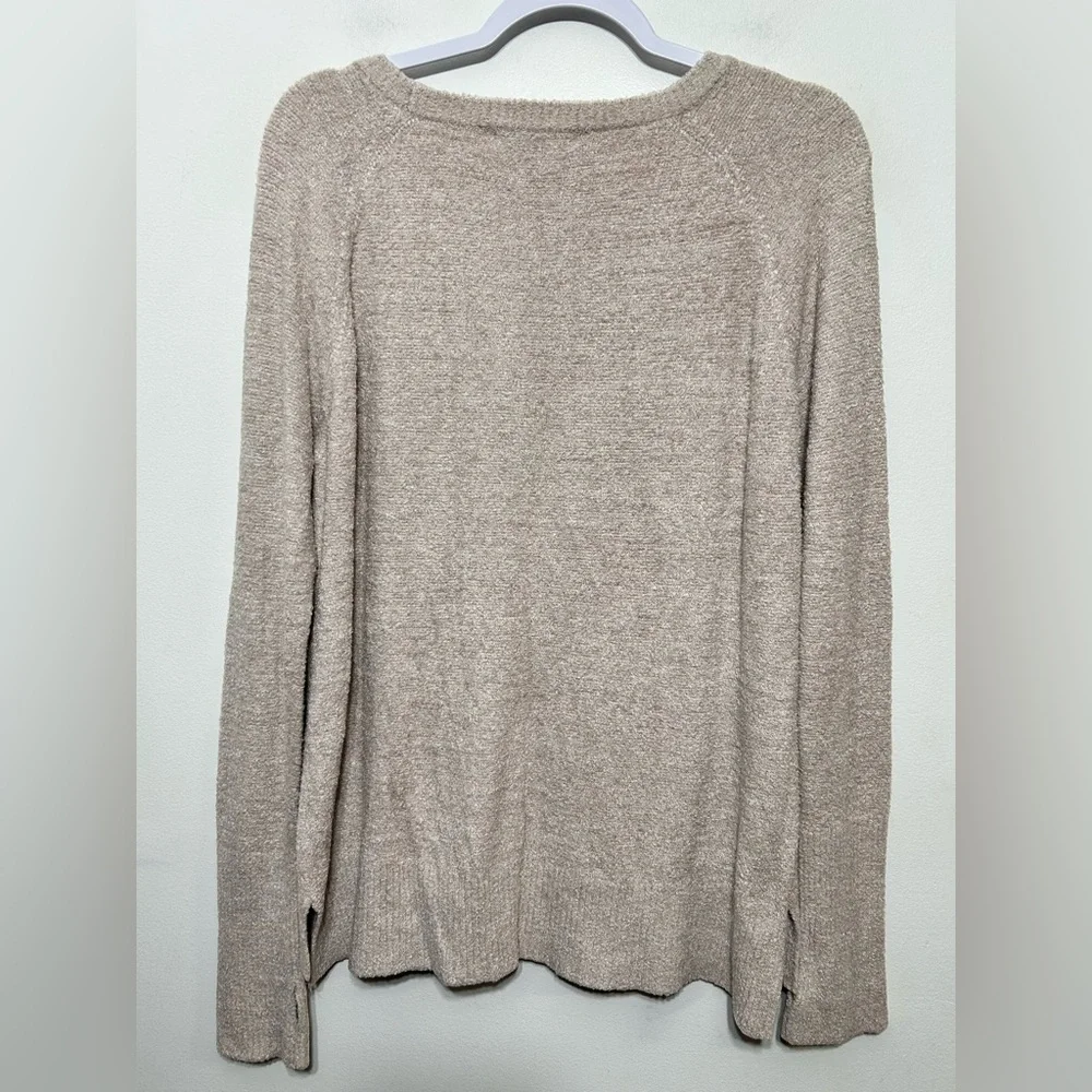 Barefoot Dreams CozyChic Lite Pullover Sweater Womens Size Large